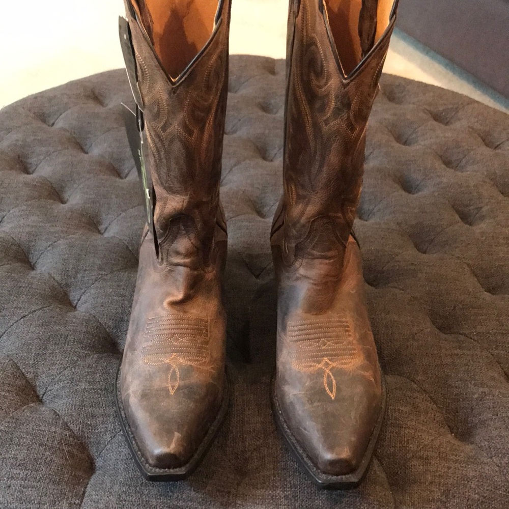 Leather boots.  Never worn size 9.5